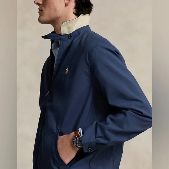 Polo Ralph Lauren Navy Blue Windbreaker Jacket size XXL - Picture 7 of 8